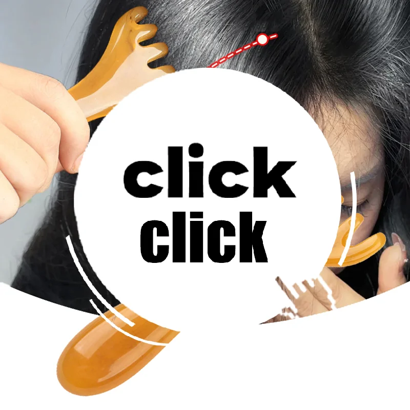 

Массажер для головы, смола, оленьи рога, массаж головы, Гуа Ша, расслабление головы, снятие стресса, улучшение сна, скребковый массажер для кожи головы