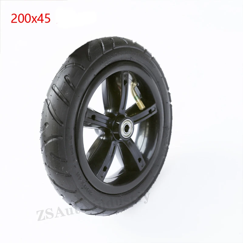 Applicable To Electric Scooters 8 Inch Caster With Tire And Inner Tube 10mm Inner Hole High-Quality Wheel, 200x45 Wheel