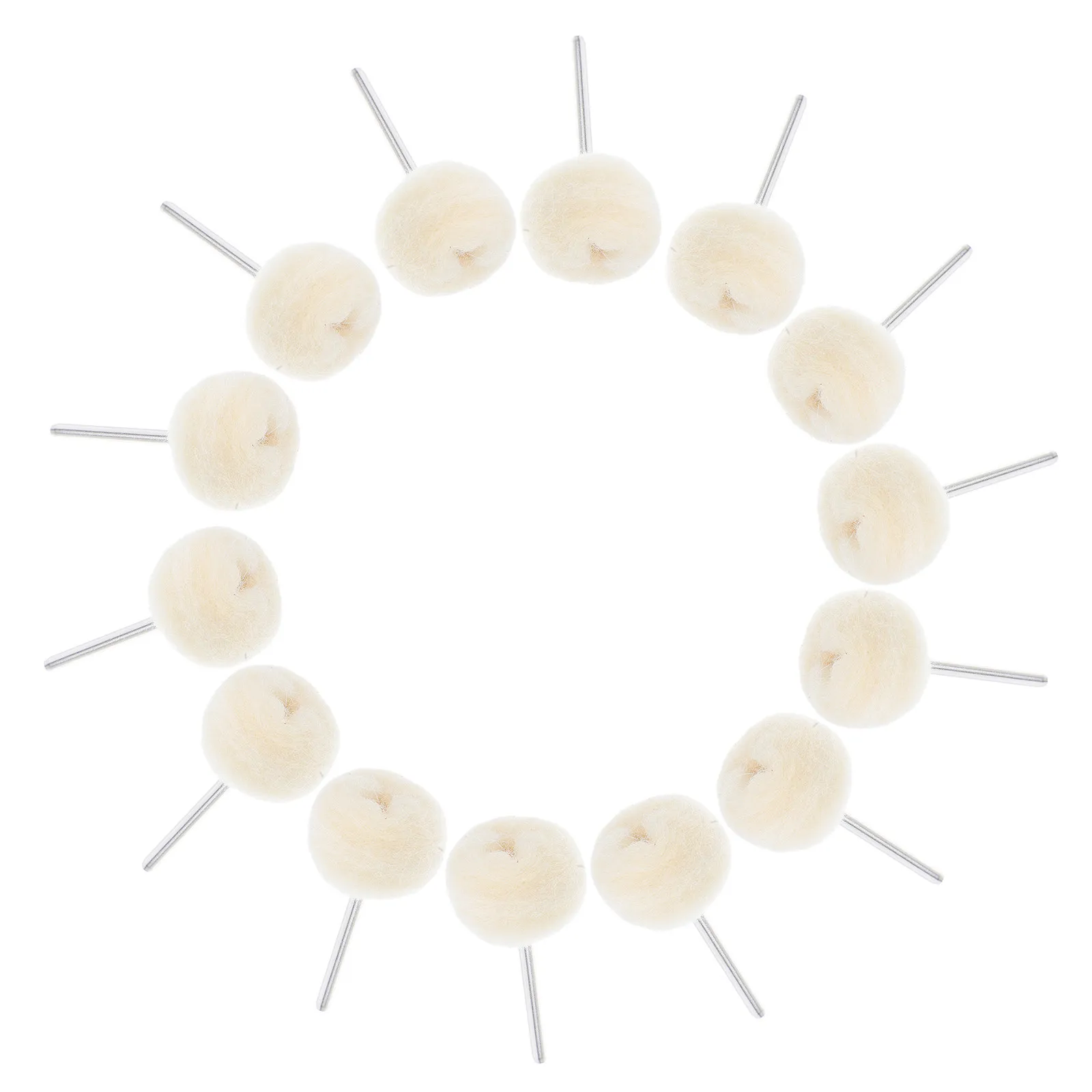 20 pcs Wood Carving Polishing Wheel Fine Polishing Thorough Cleaning Rotary Tool Attachment Buffing Brushes Drill Buffer Sanding