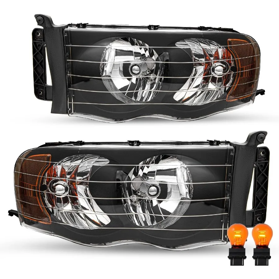 

Замена фары в сборе для Dodge Ram 1500 Pickup 20022005 и 20022005 Dodge Ram 2500 3500 Pickup Driver и Passenger