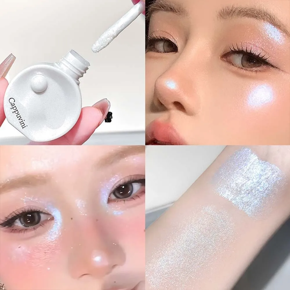 Pearlescent Liquid Highlighter Diamond Shimmer Long Lasting Facial Contour Highlighting Stick Glitter Texture Waterproof