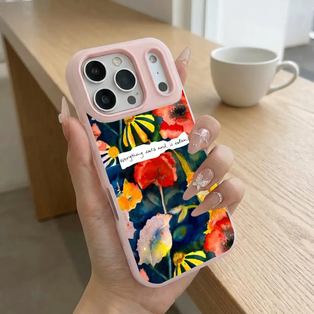 Adrianne Lenker flowers Phone Case 2 in 1 Matte Case for iPhone 18 17 16 15 14 Pro Max Shockproof Slim Cover