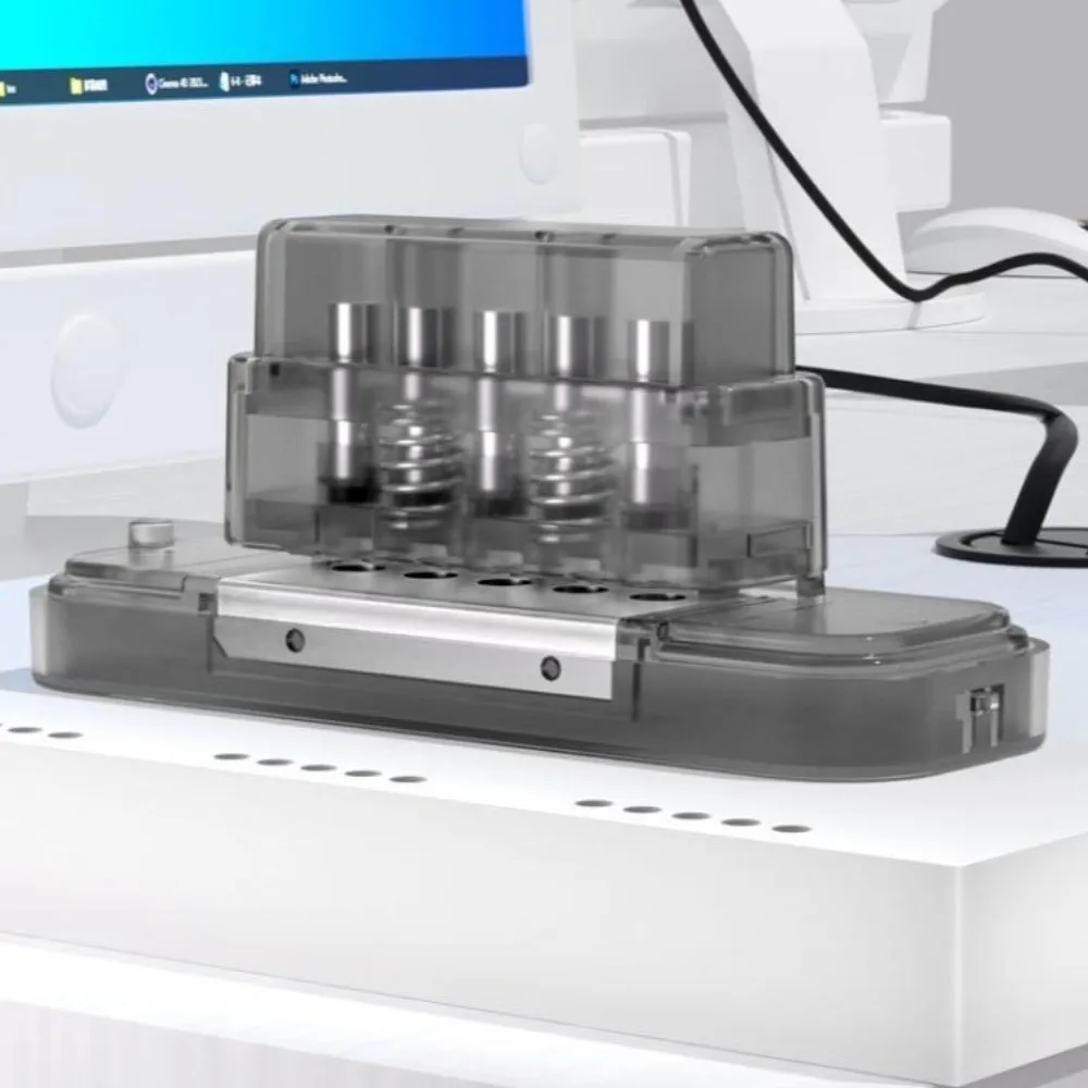 5 Holes Loose Leaf Hole Punch Rounded Cutter 5 Sheet Capacity Paper Puncher Easy Press 5.5mm Diameter Book Page Stitcher Office