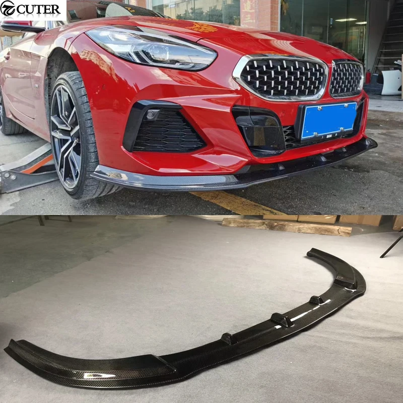 

G29 Z4 B Style Carbon Fiber Front Bumper Lip Splitter for BMW G29 Z4 Car Body Kit 2021