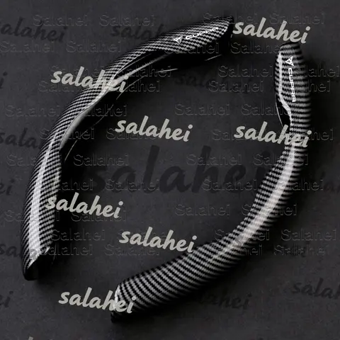 Non-Slip Carbon Fiber Car Steering Cover Wheel Booster Cover For Cupra FR Ibiza Altea Leon Cordoba Alhambra Arosa Accessories