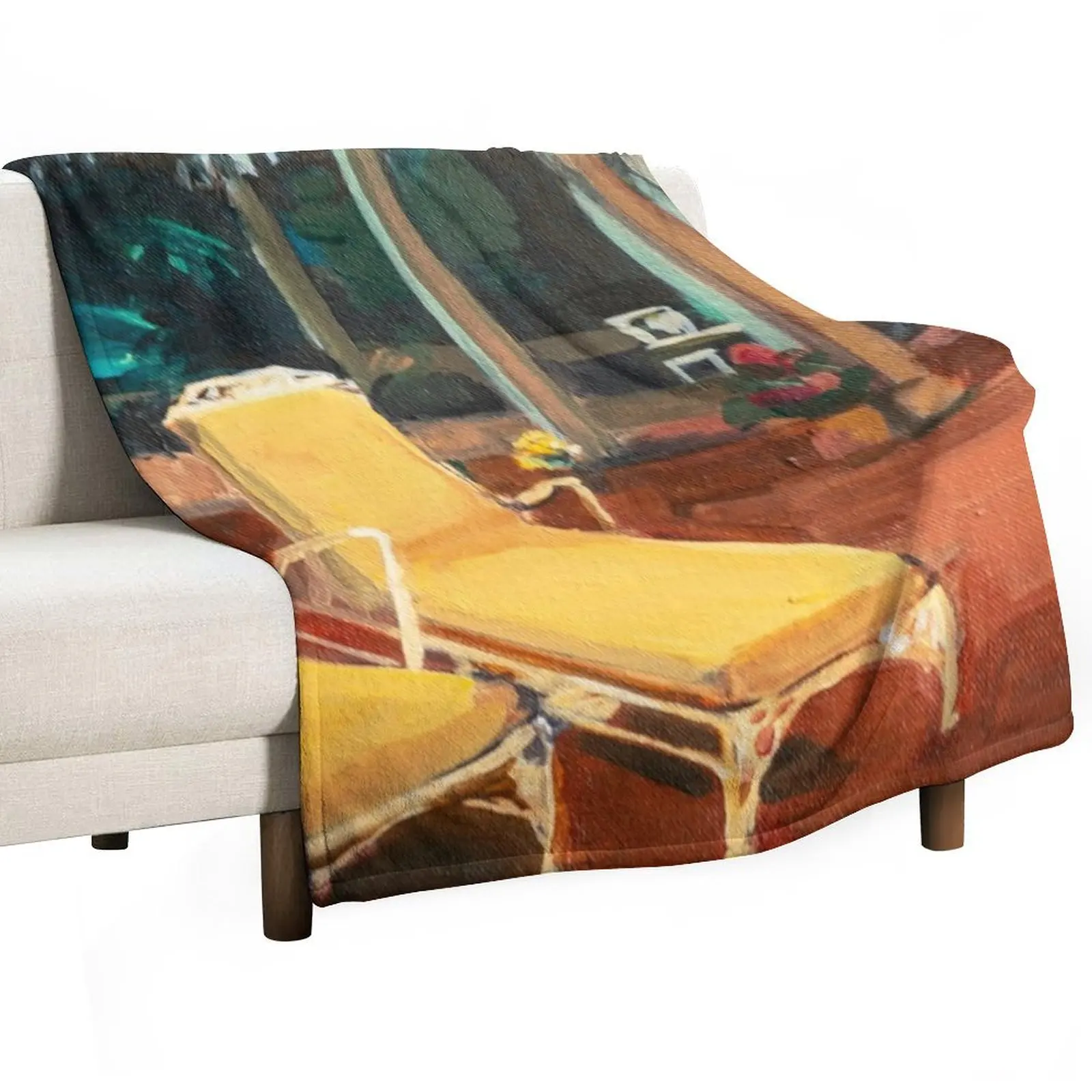 

Golden Girls Lanai Throw Blanket Decorative Throw Retros Bed christmas decoration Blankets