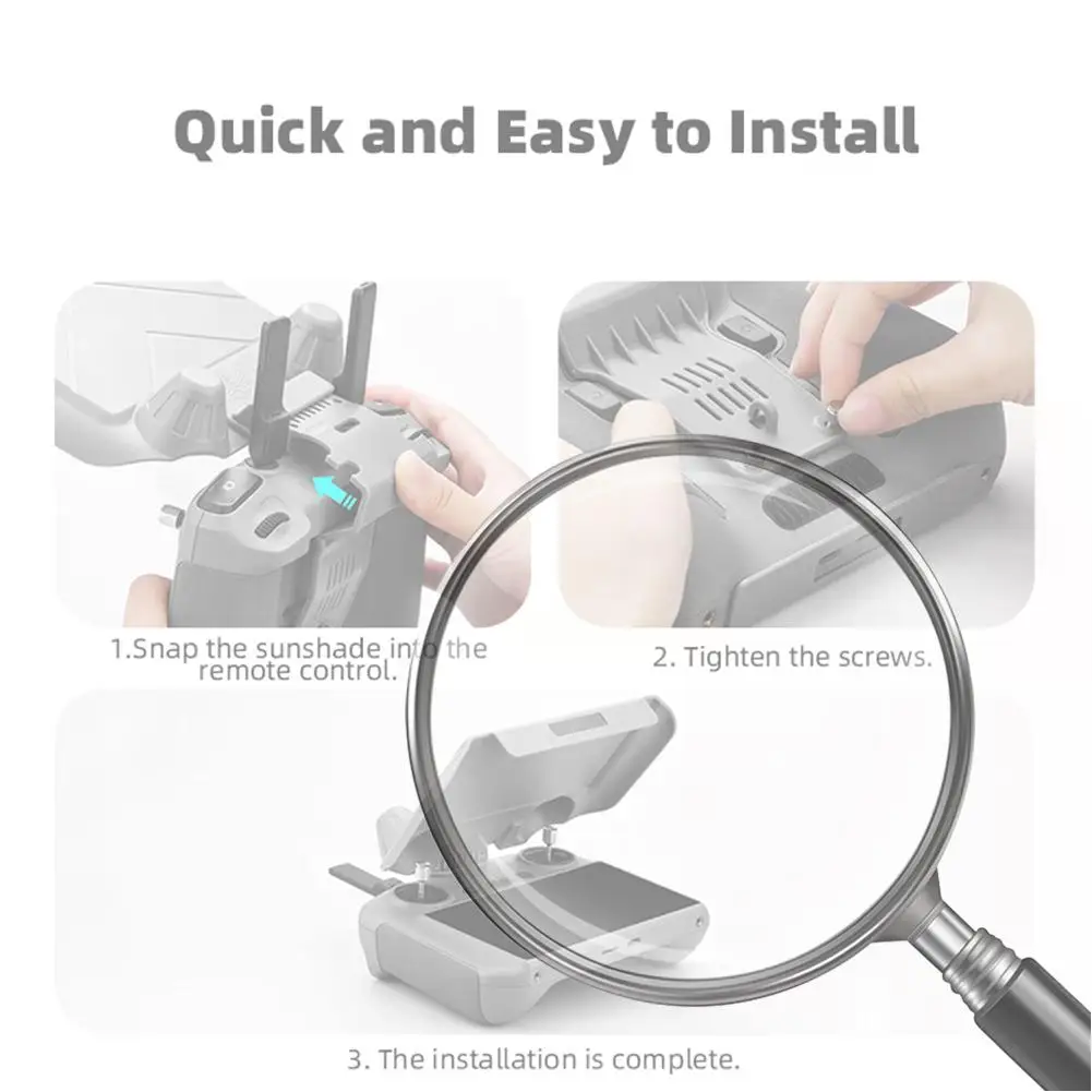 

Foldable Sunhood Sunshade Sun Hood Screen Protection Remote Control Sun Hood for DJI RC 2 Remote Control with Screen