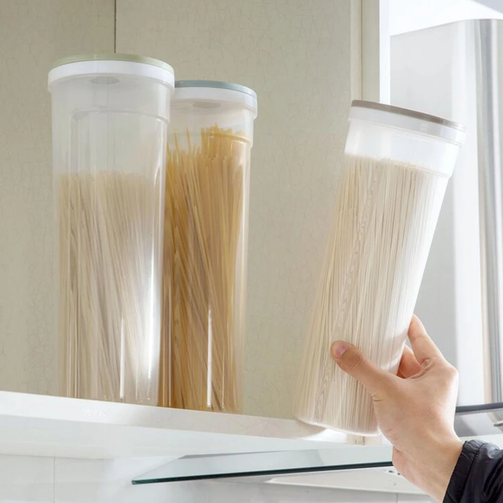 

Eco-Friendly Plastic Transparent Sealed Food Storage Containers With Scale Moisture-Proof Dry Food Storage Cans For Snacks