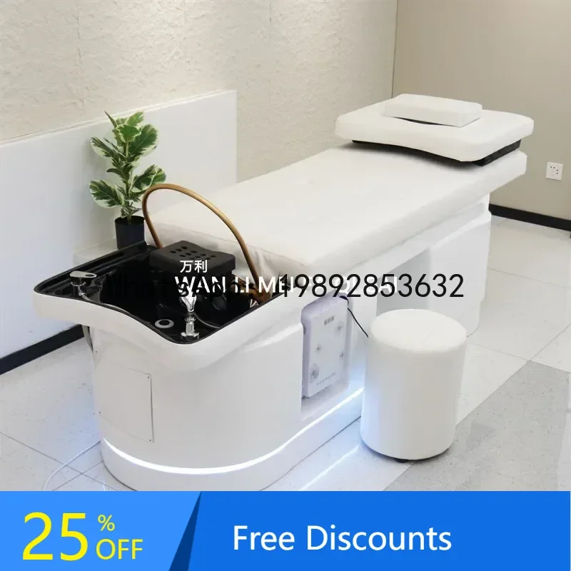 XX Barber Shop Hair Treatment Shampoo Bed Hair Shop Flush Bed Water Circulation Thai Full Bed
