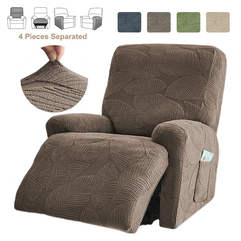 Dehnbare Split-Relaxsessel-Bezüge Jacquard Sesselüberzug Haustierfreundlich 1-Sitzer Relaxliege-Bezug Wohnzimmer