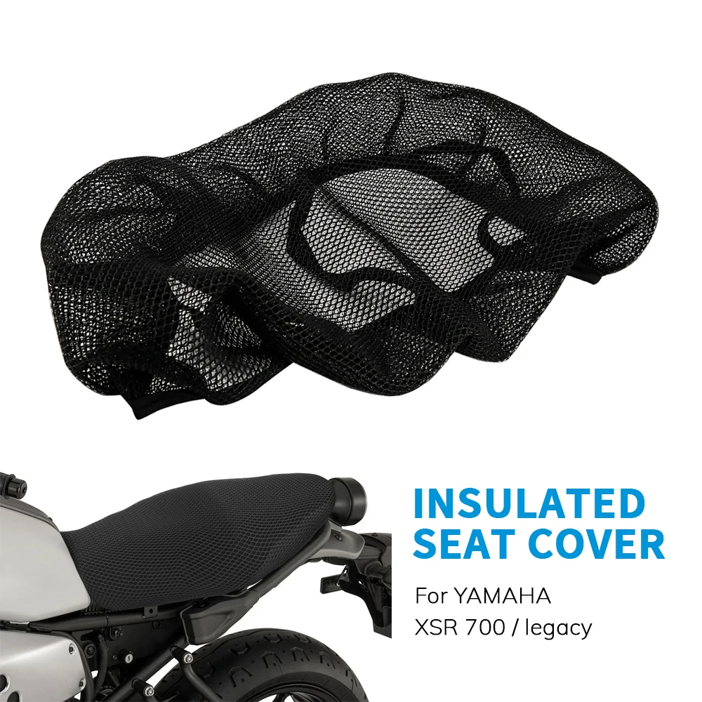 

For Yamaha XSR700 XSR 700 Legacy Motorcycle Anti-Slip 3D Mesh Fabric Seat Cover Breathable Waterproof Cushion