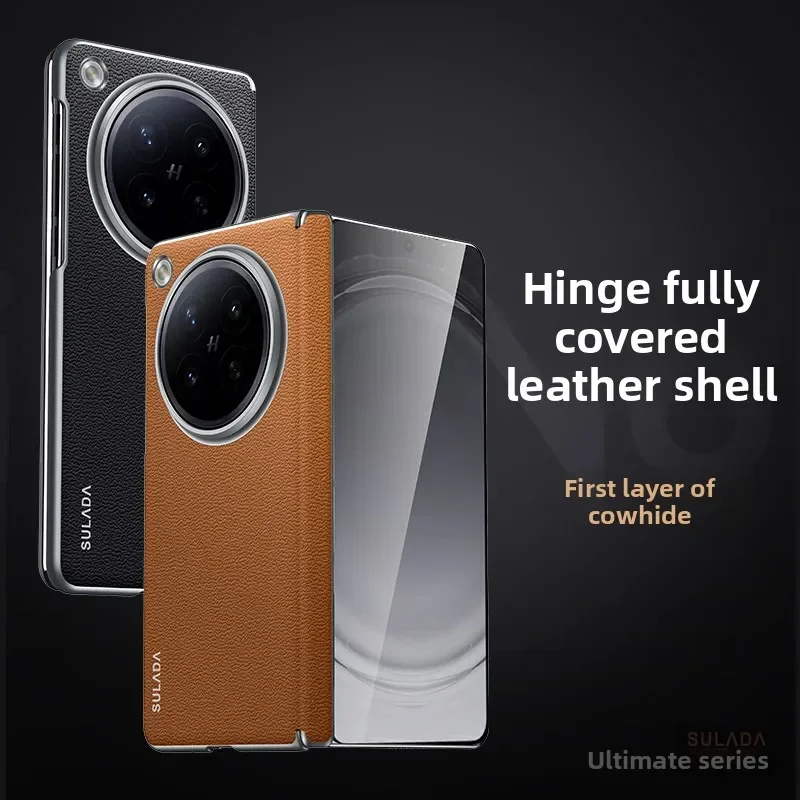 

Case for OPPO Find N6 Business Invisible Magnetic Skin-Friendly Full-Coverage Leather Cover for Oppo Find N6 Shockproof Funda