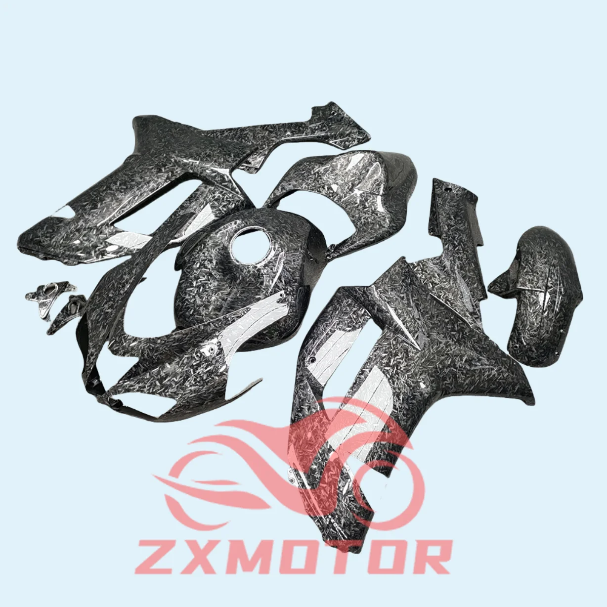 ZX6R 636 2007 2008 Carbon Fibre ABS Fairing Kit for KAWASAKI ZX 6R 07 08 Motorcycle Body Parts Set Full Fairings Cowling