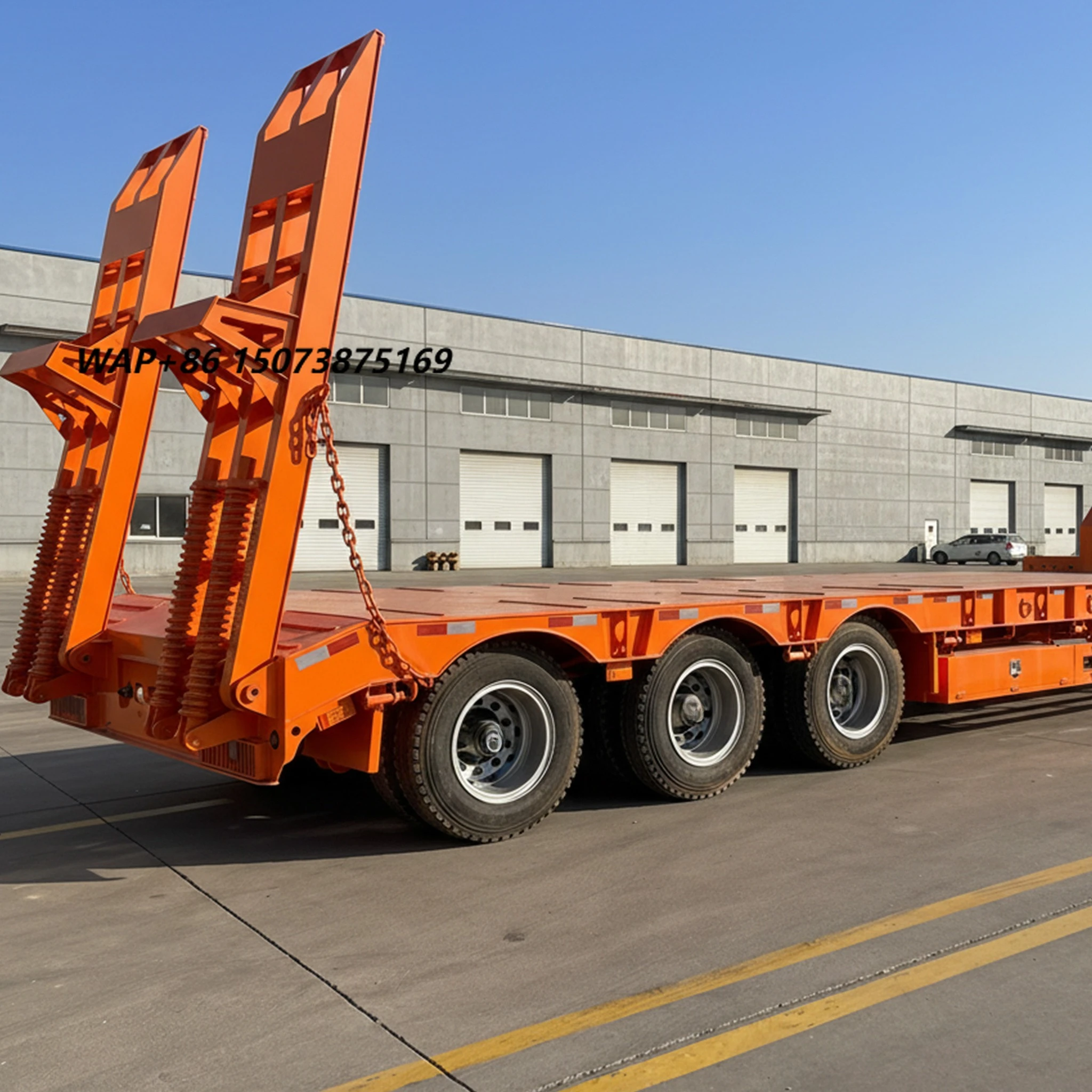 Best Price 30 40 50 Ton 2 3 4 Axles 48 Ft 45ft 40 Ft 20 Ft Flatbed Trailer with Accessory for Sale