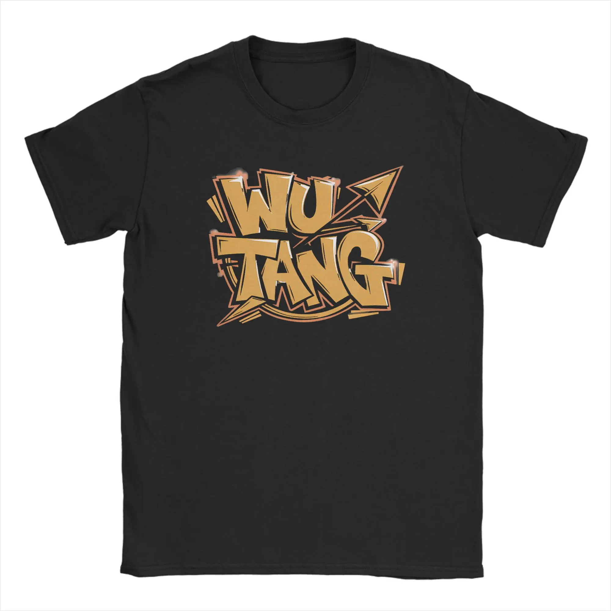 Legendary Rap Group Wu Tang Clan T Shirts Men Pure Cotton Vintage