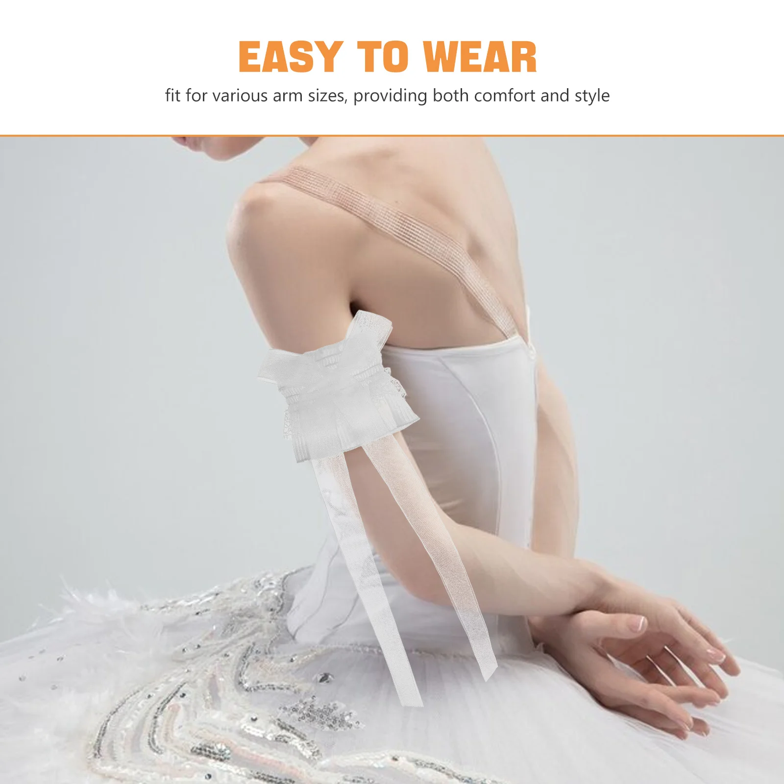 1 زوج الدانتيل أصفاد للذراع القوس قابل للتعديل المرأة العلوي أصفاد للذراع لوليتا فساتين تأثيري الزفاف ملابس رسمية اليد الزخرفية