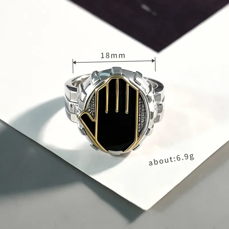 Kamen Rider Ring Anime Peripheral Drive Open Ring Male Female Trend Student Wear Jewelry Adjustable Finger Accessory Gift