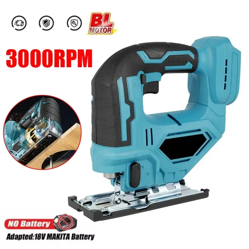 Sega elettrica curva da 3000 giri/min seghetto alternativo a batteria utensile elettrico da carpentiere multifunzione portatile per batteria Makita da 18V