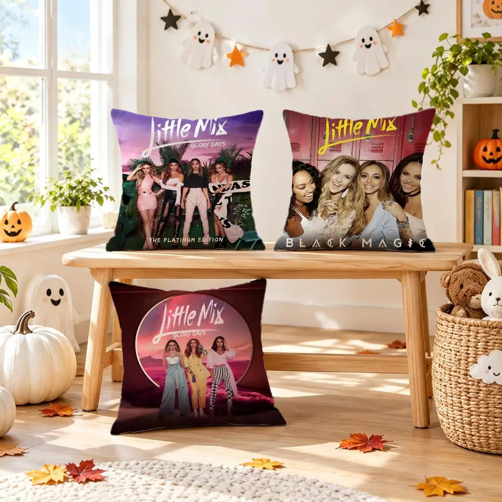 band Little Mix Cushion Cover Pillow Short Plush Pillow Comfortable and Fresh Style for Living Room Bedroom Gift