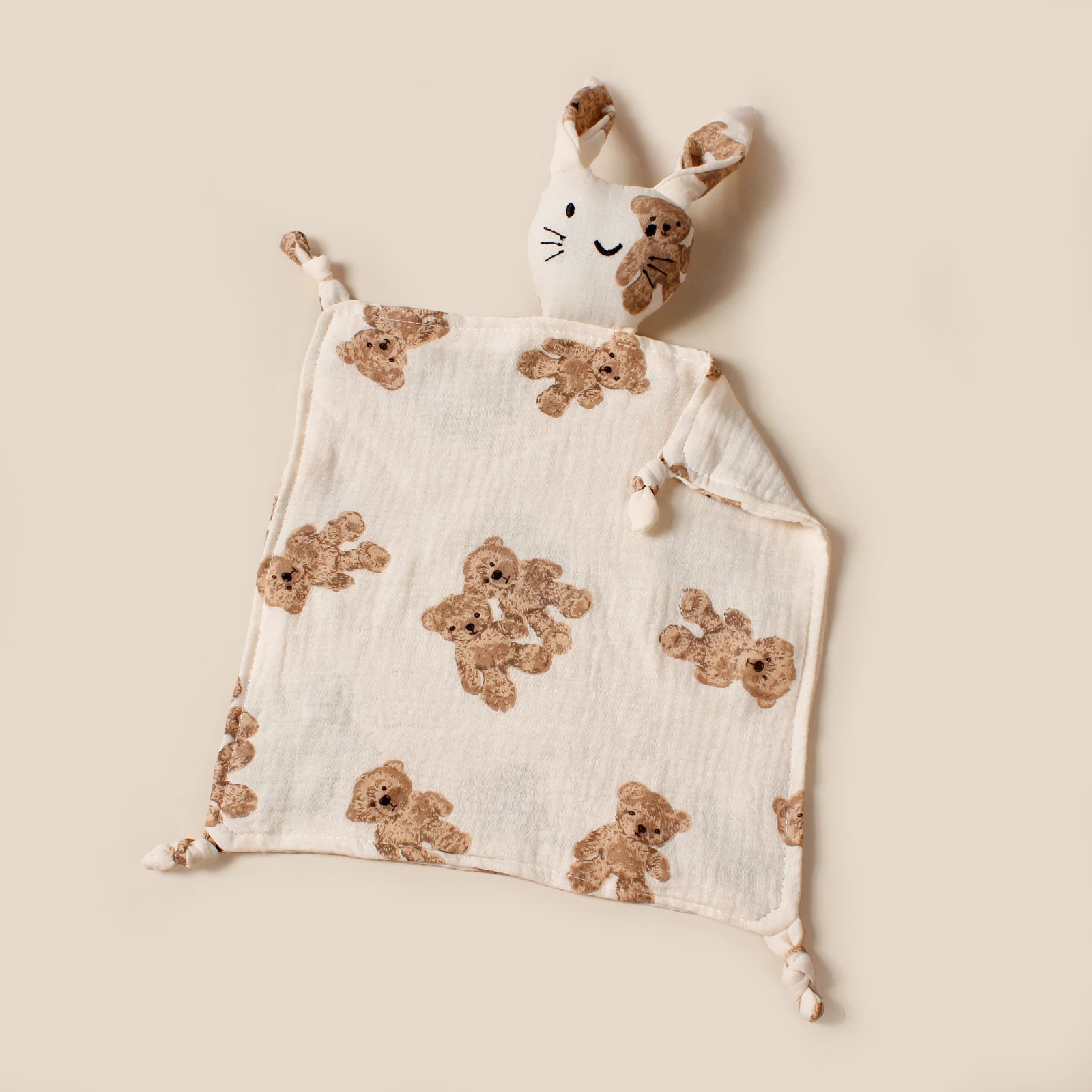 Neue Design Mode Neugeborenen Baby Decke Baumwolle Musselin Druck Katze Gesicht Speichel Handtuch Für Kinder Kinder Schlaf Tröstlich Schal – Detail 11