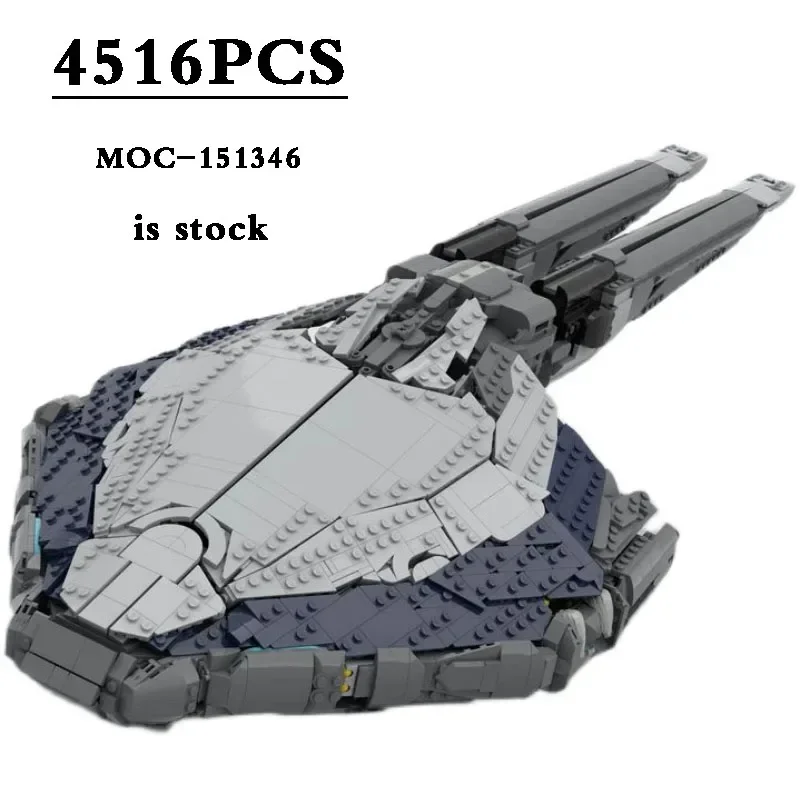 Film and Television Movie MOC-151346 Landing Craft Ship Model Battleship 4516PCS Fun Assembly Building Blocks DIY Birthday Gift