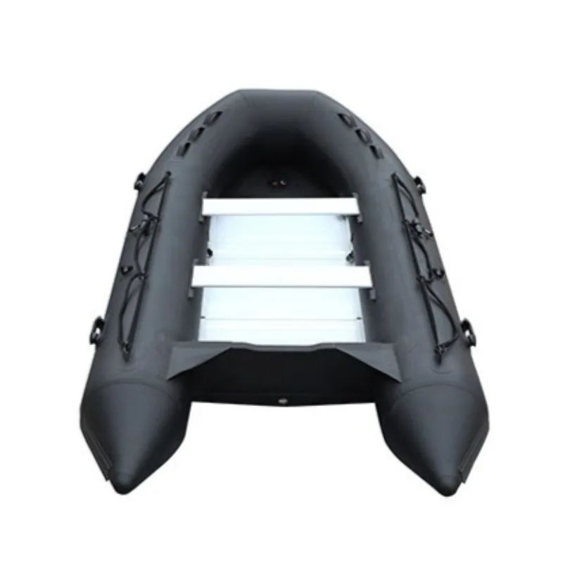 3m Inflatable Dinghy Reinforced Kayak Scratch and Puncture-resistant Hard-wearing and Durable for Outdoor Fishing and Water