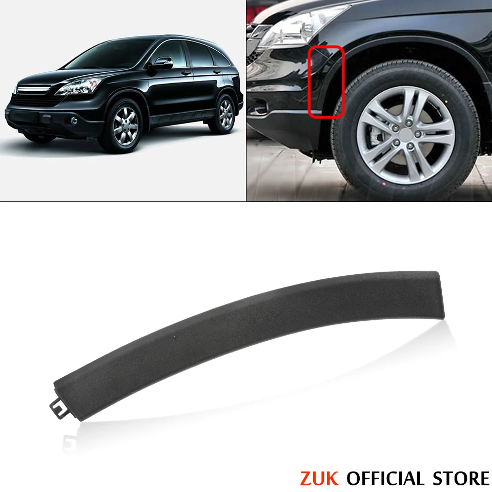 ZUK For Honda CRV CR-V 2007-2011 RE Front Bumper Wheel Brow Short Fender Molding Garnish Trim 71108-SWA-000 71103-SWA-000