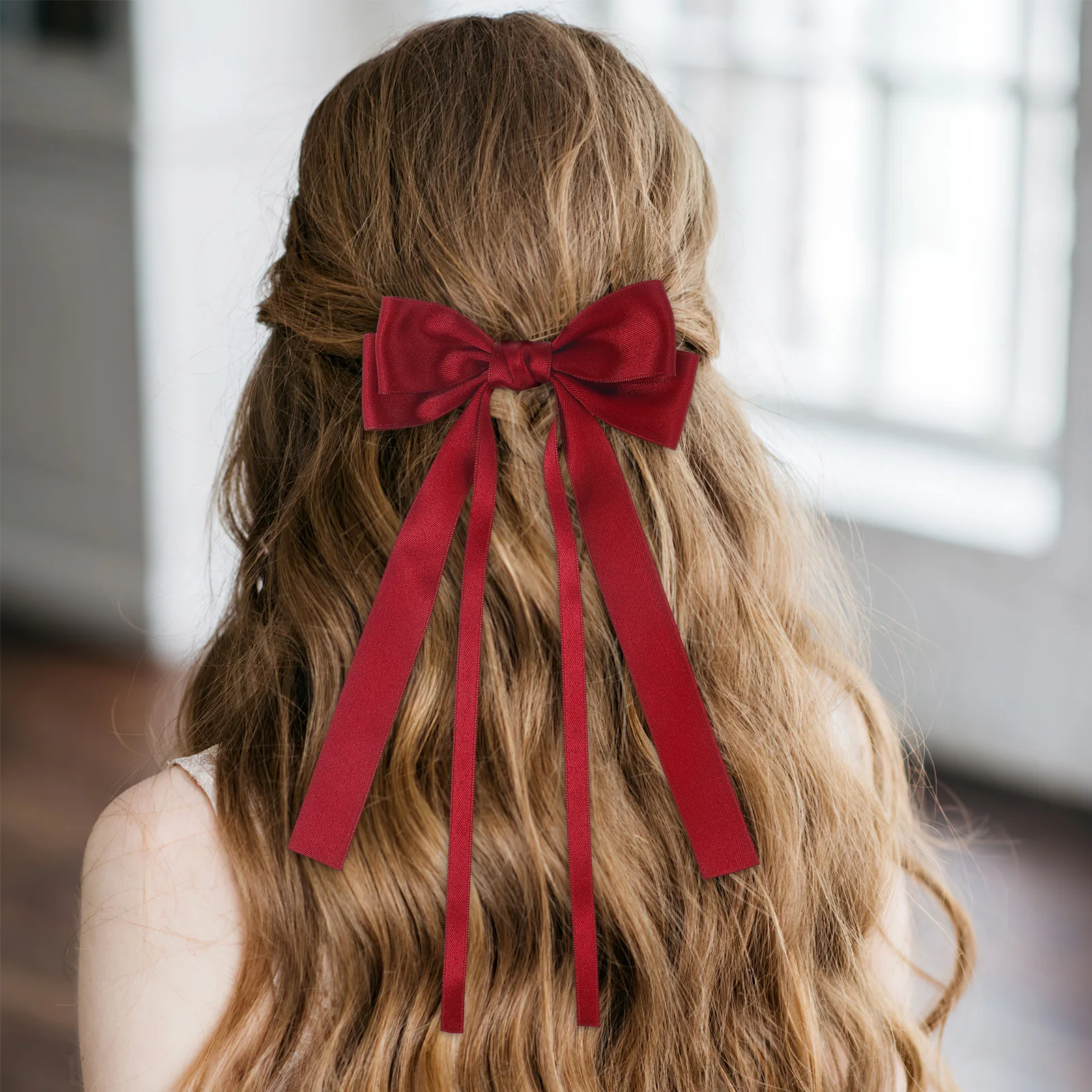 

6 Pcs Hair Accessories for Bow Hairpin Ribbon Clip Modeling Bows Clips Miss