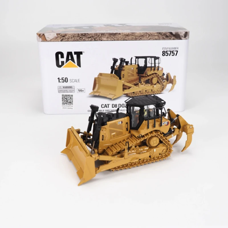 

DM Diecast 1:50 Scale Alloy CAT D8 Crawler Dozer Model Finished Product Simulation Toy Ornament Static Model Display