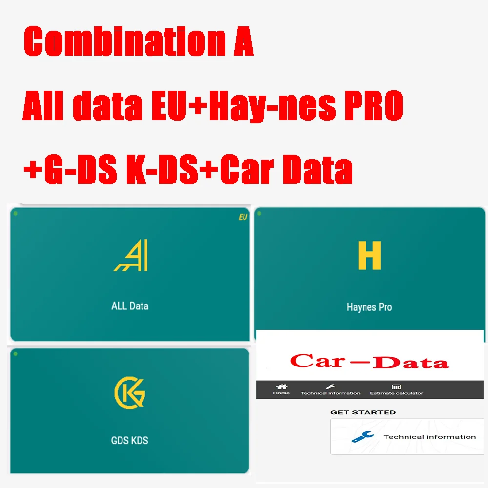 

2026 Newest Online Account for Car Data Alldata EU Combination Wiring Diagram Car Repair Software Support Mobile /PC Login