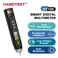 HABOTEST HT122 Digital Pen Type Multimeter DC AC Voltage Tester Smart Multi-Meter NCV Phase Sequence Auto Ranging Multimetre