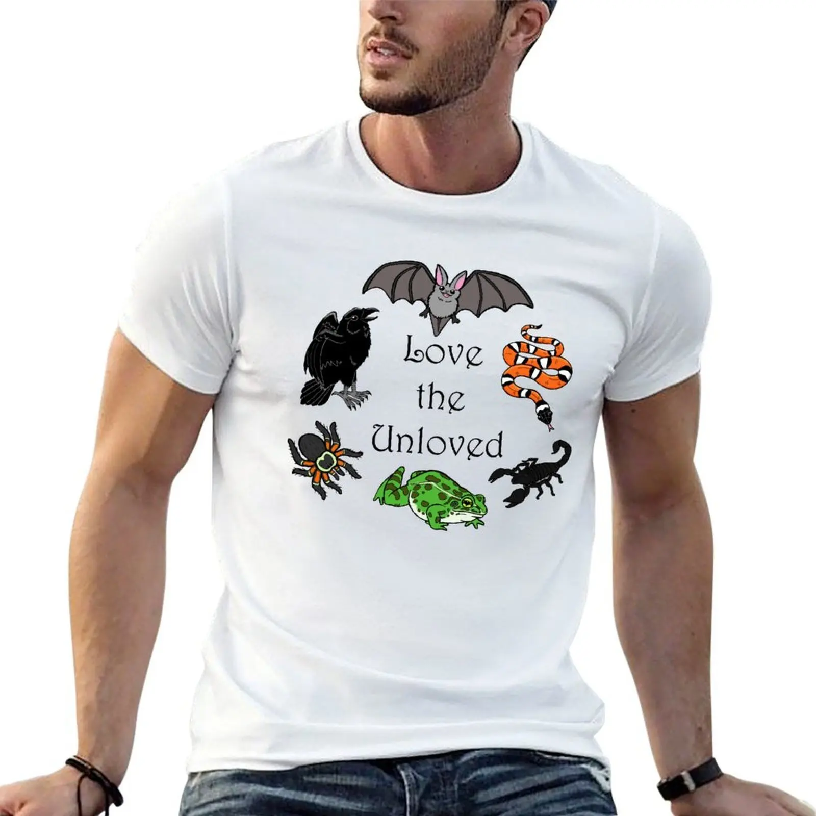Love the Unloved T-Shirt boys animal print basketball graphic tees oversized t shirt men