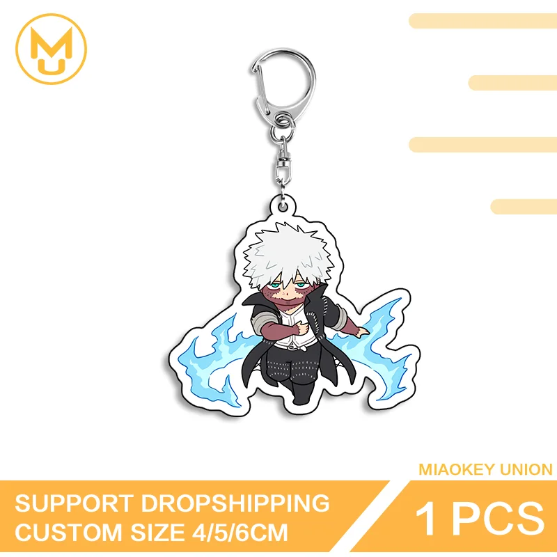 Anime Character Premium Double Sided Acrylic Keyring Customizable High Quality Simplicity Decorative Key Ring For Bags And Keys