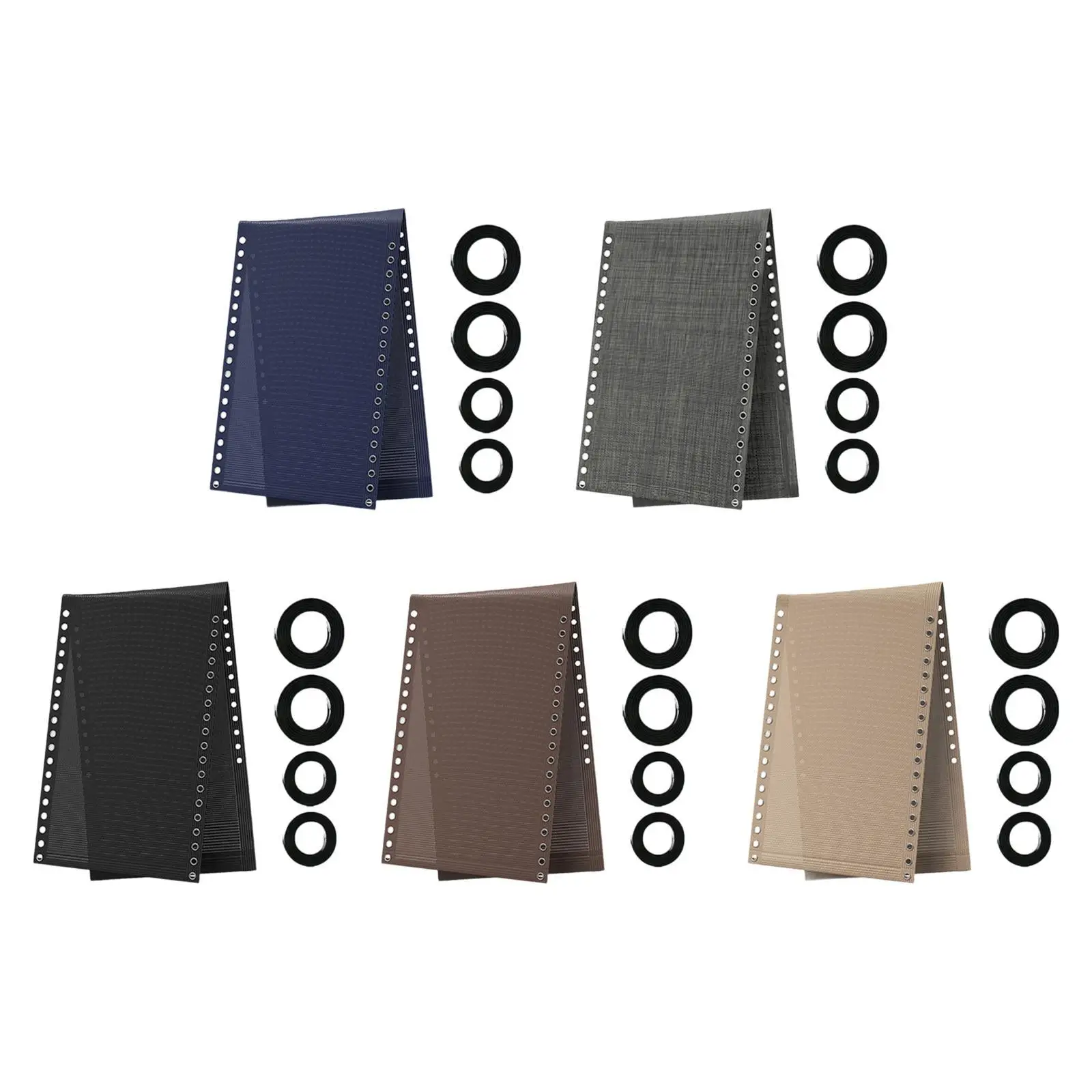 Universal Recliner Fabric Teslin Mesh Repair Kit for Folding Patio Chair Zero Gravity Chair Outdoor Replacement