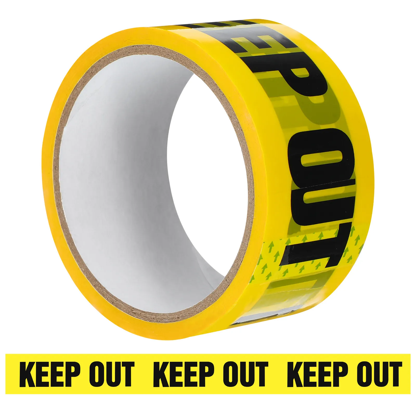 

1 Roll Yellow Safety Heavy Duty Warning Tape For Construction Sites Roads Floors Walls Equipment Barrier Tape Roll