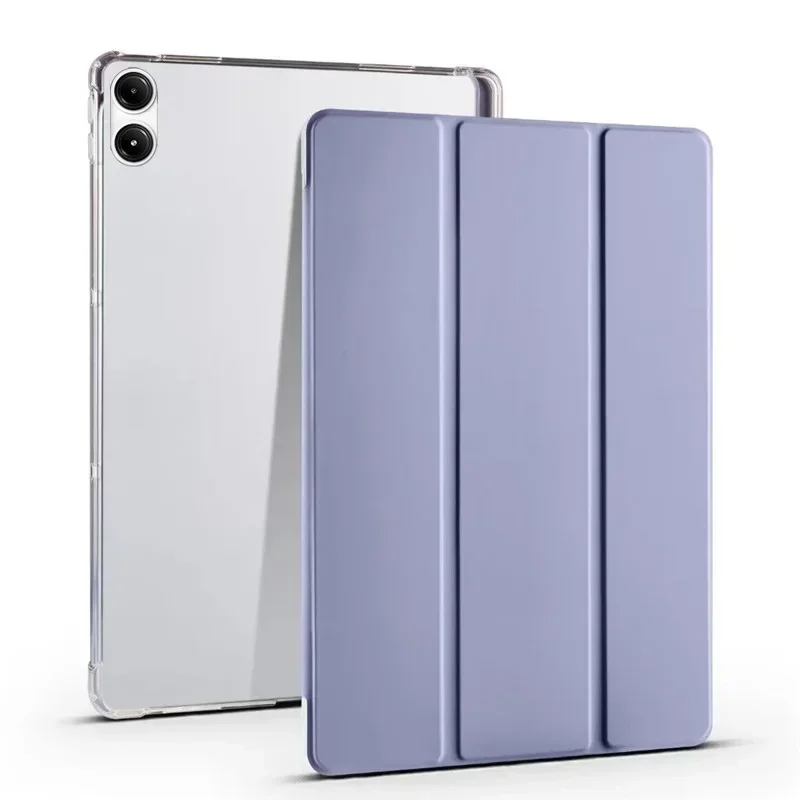 Pop For Xiaomi Redmi Pad SE 2025 Case 11 Inch With Pencil Holder Folding Clear Soft TPU Back Tablet For Redmi Pad SE 2 2025 Cove
