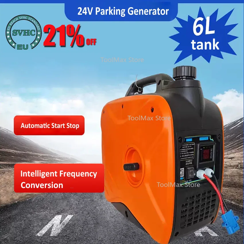 

Автоматический генератор 3 кВт для парковочного кондиционера, 24 В, с дистанционным запуском, для грузовых автомобилей, бесшумный, малогабаритный, для домашнего использования