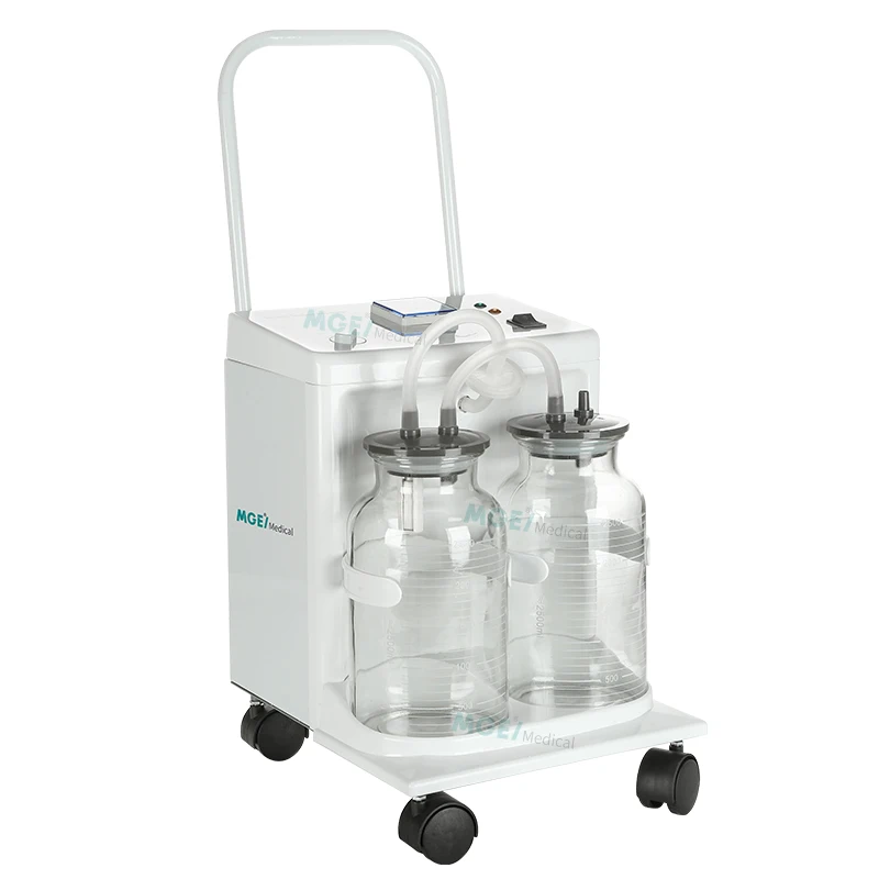 MEDIGE Professional Dental Sputum Suction Machine Portable Electric Vacuum Devices for Surgical Operation Room Medical Use
