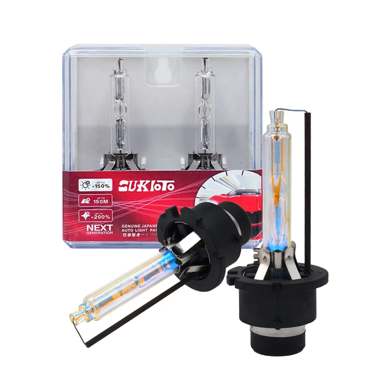 

Комплект из 2-х ксеноновых ламп D2S Hi/Lo 35W (аналог D2R D4R 55W) для комплекта переоборудования HID, 4300K 6000K 8000K 10000K 3000K, для автомобильных фар D2S D4S