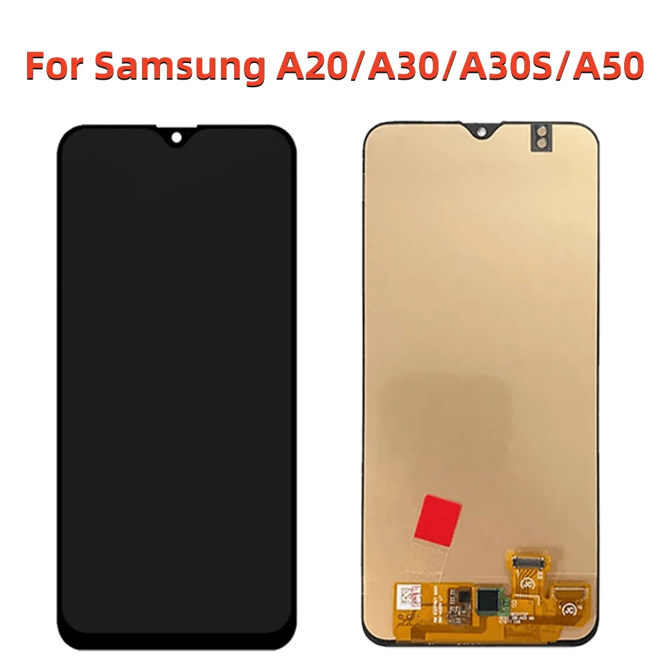 

Display For Samsung a30 oled LCD A305 A20 A50 A30S LCD Display Touch Screen Digitizer Assembly A205 A505 Screen