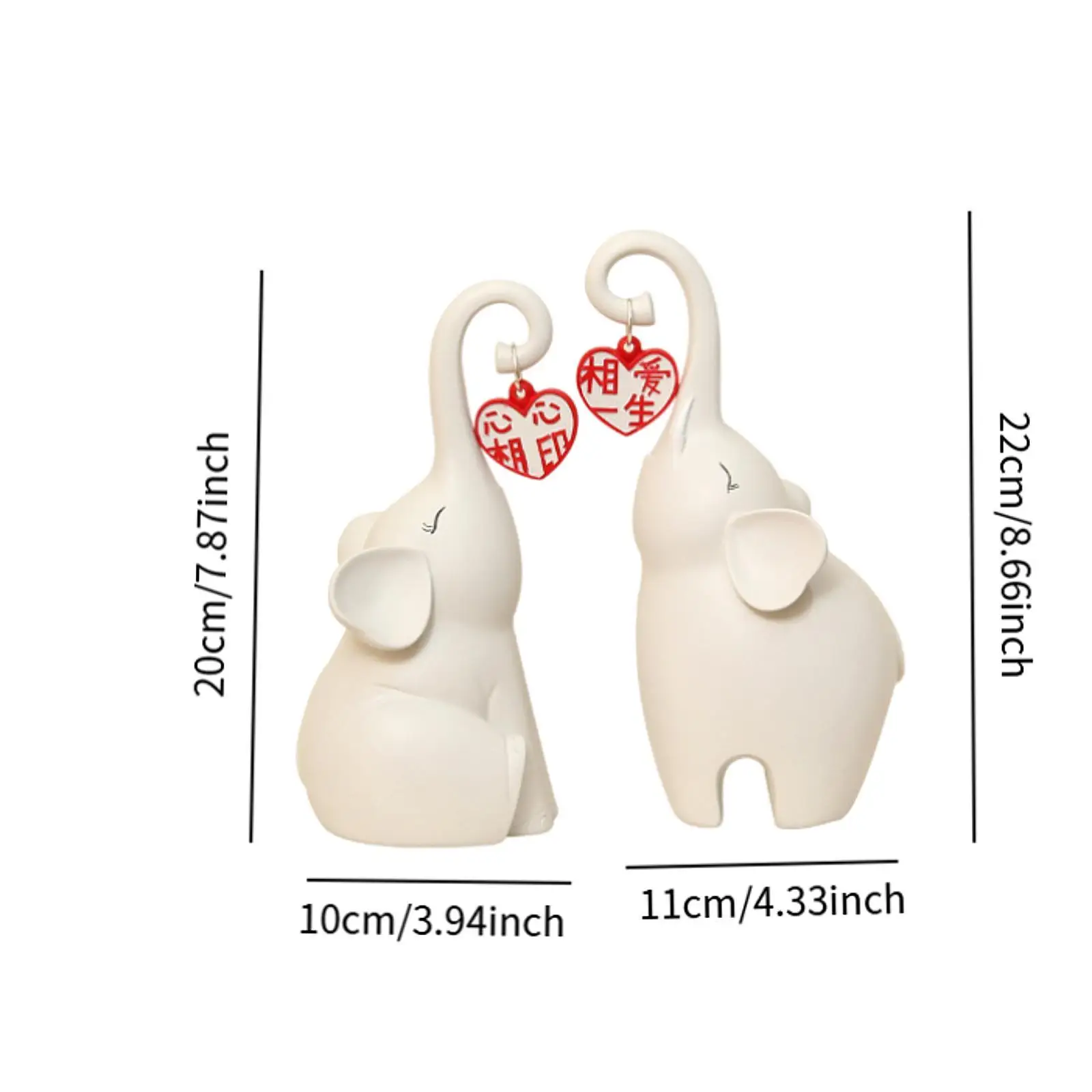 ブックエンド 象の彫像 ウェディングギフトコレクション オーナメントブックエンド 本棚 リビングルーム ゲストルーム 玄関 オフィス用