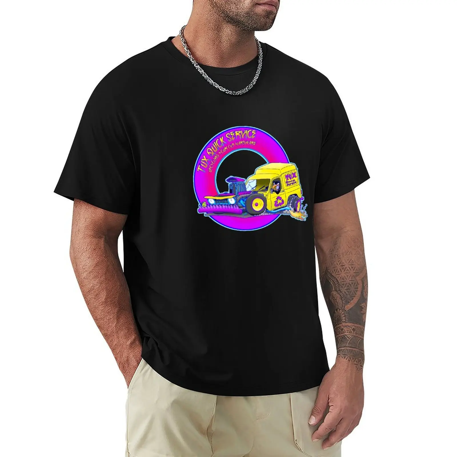 

Tux Hot Rod T-Shirt vintage clothes hippie clothes shirts graphic tee men