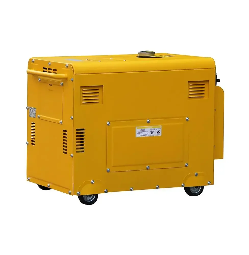

5KW 6KW 7KW 50HZ 380V 400V Silent 70dB air Cooled Industrial Diesel Generator