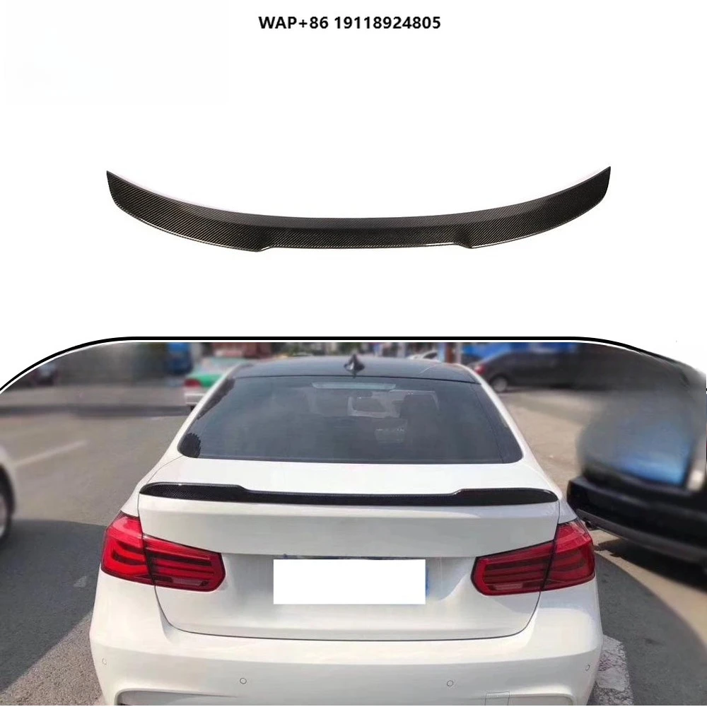 

for B-MW F30 320 325 328i 330i F80 M4 2012-18 Carbon Fiber Trunk Spoiler