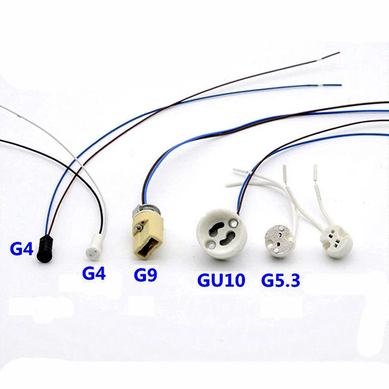 Base G4 G9 G10 GU5.3 MR16 MR11 Socket For Light Lamp Bulb