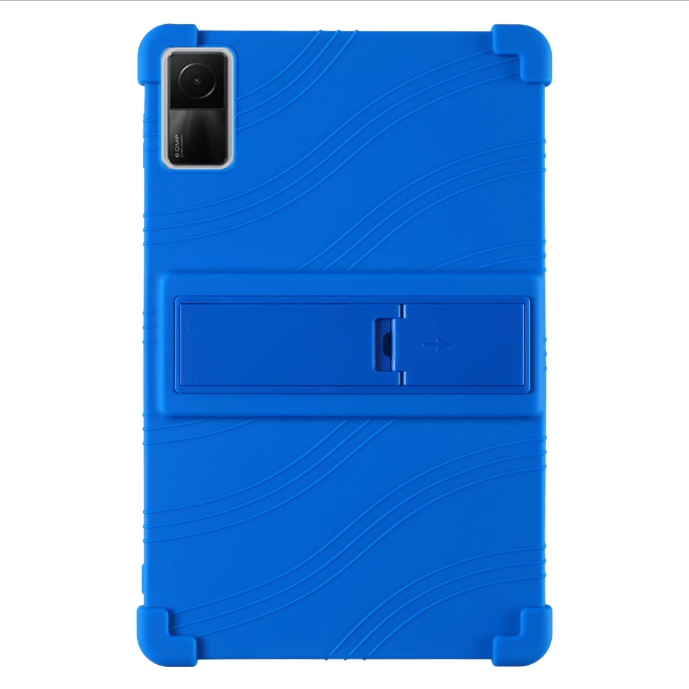 Capa para xiaomi redmi pad 10.61 polegadas 10.6 2022 pc silicone macio à prova de choque capa protetora suporte ajustável capa protetora