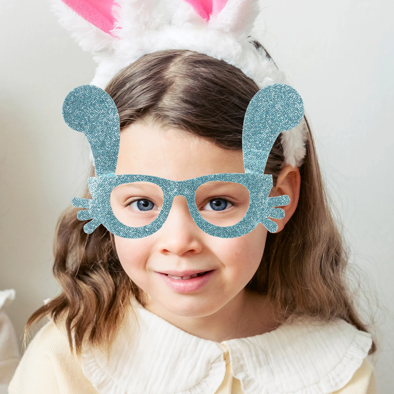 

Funny Glasses Novelty Sunglasses Bunny Ear Design Easter Decorations Costume Accessories Glitter Kids Adults Party Gifts