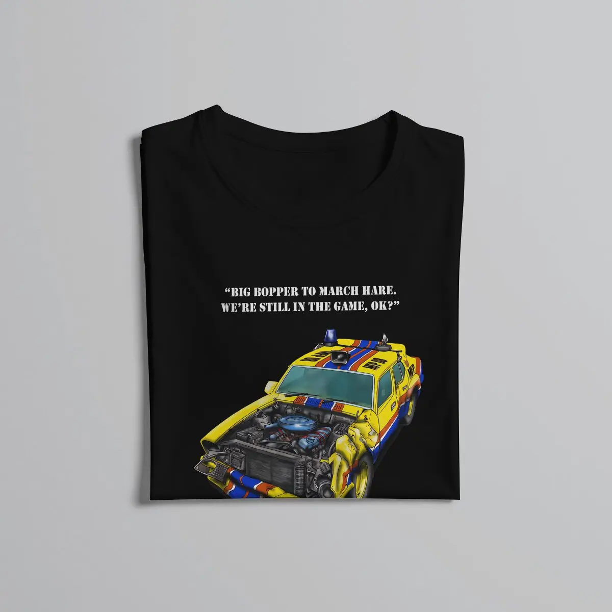 ビッグボッパーマドマックスフィルムOネックTシャツ、パンクポリエステルトップス