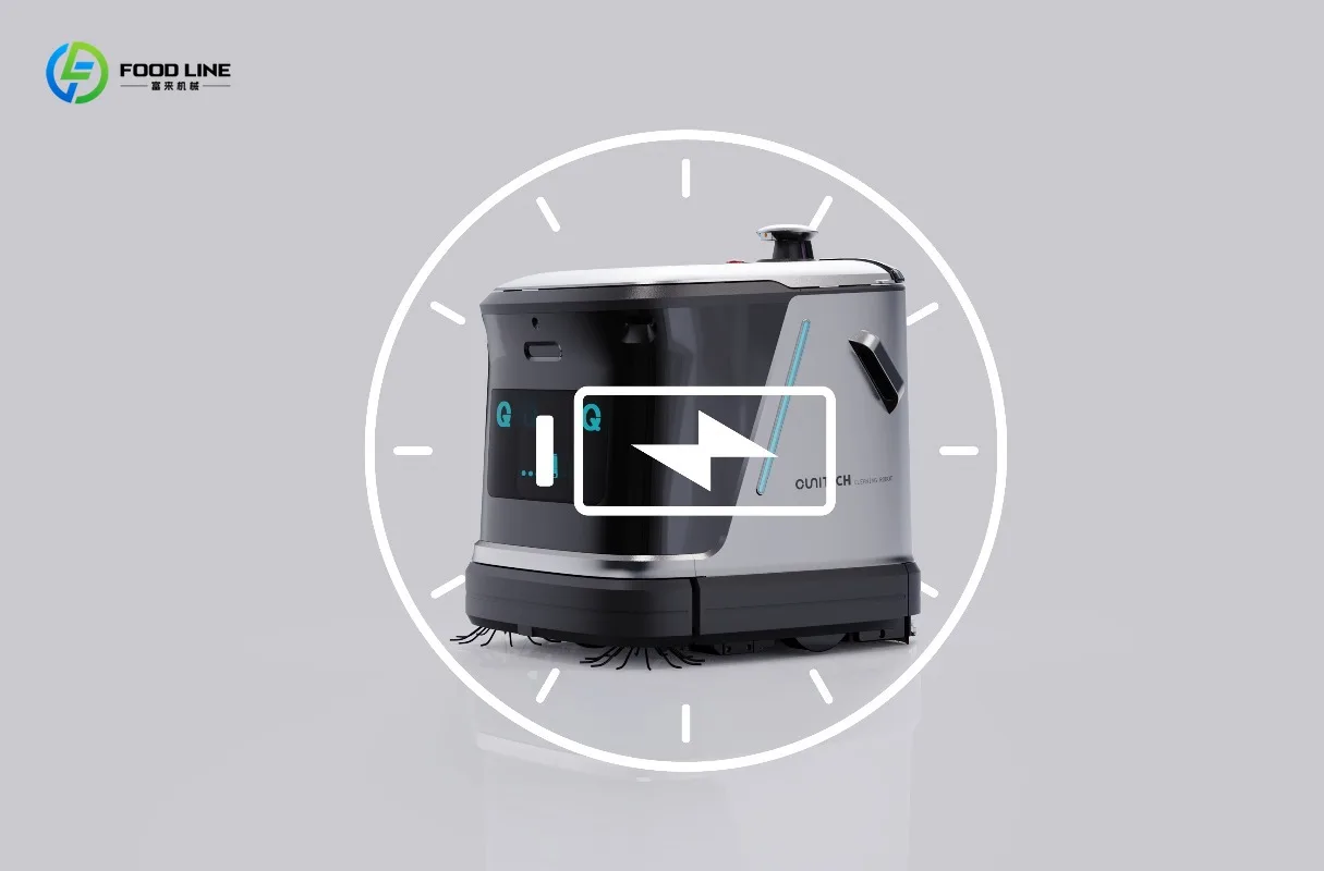 Auto Navigation Robot Sweeper with Dirt Disposal for Subway Station Indoor Large Area Use Custom