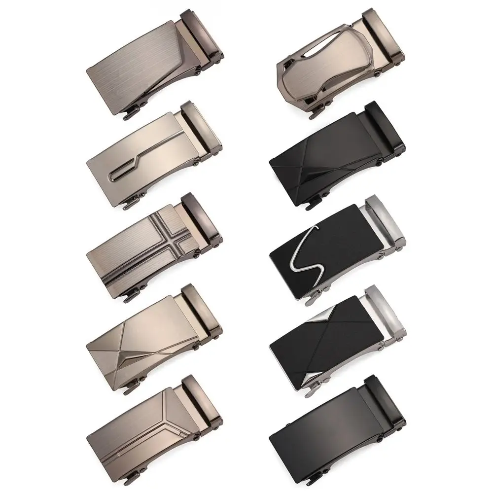 Business Accessories Adjustable Belt Replacement Buckle DIY Iron Belt Buckle Automatic Buckle Men